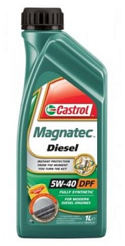 CASTROL MAGNATEC DIESEL DPF 5W40 1L ACEA A3/B4, API SN/CF, BMW Longlife-01, MB-Approval 226.5/229.3,