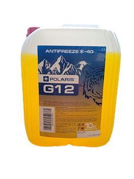 POLARIS ANTIFREEZE G12  желтый 10кг